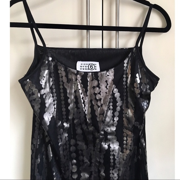 MM6 Maison Martin Margiela black slip dress - Picture 6 of 8